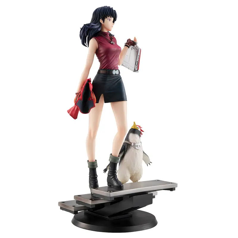MegaHouse - GALS Series Rebuild of Evangelion Misato Katsuragi & Penpen Complete Figure (Licensed)  Statue(GK)