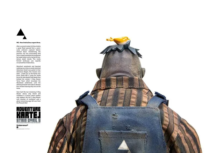 UNDERVERSE - Adventure Kartel 5 Ring Master – Stain Cyril 1/6 Action Figure (Licensed) 