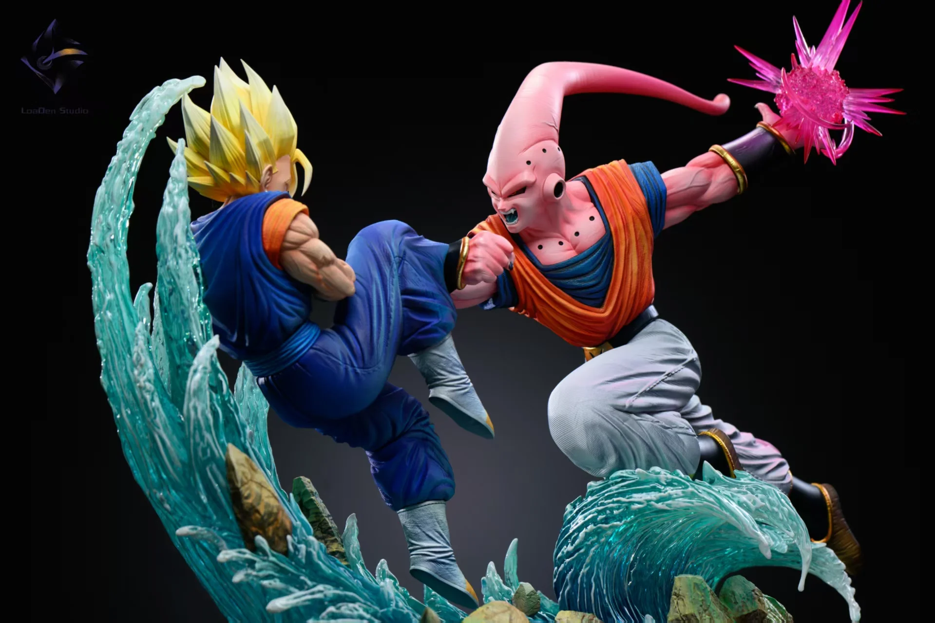LoaDen Studio - DRAGON BALL - Vegetto vs Buu with LED 1/6 Statue(GK) 