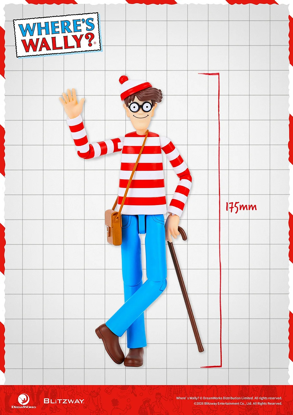 BLITZWAY - Where's Wally? Action Figure Licensed 
