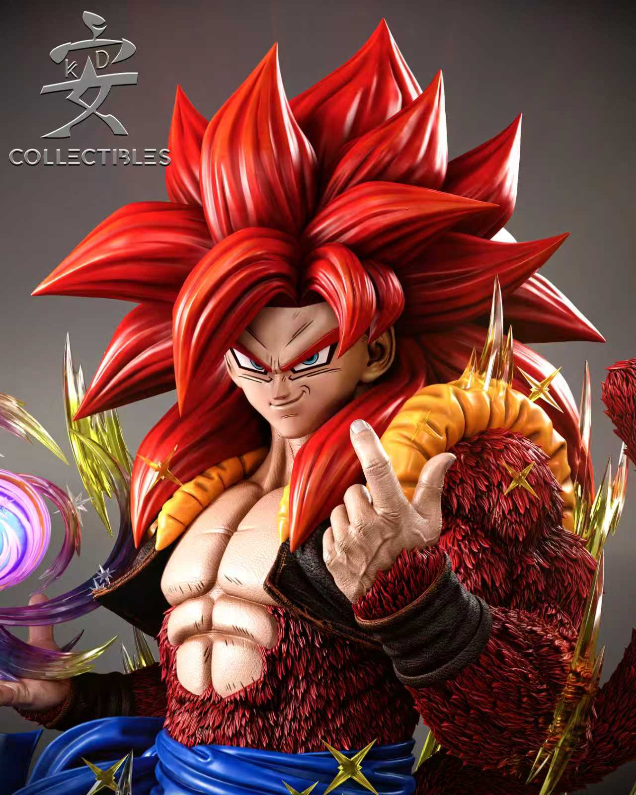 KD studio SSJ4 Gogeta Bust 1:1 statues