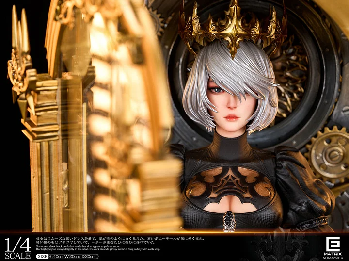 Matrix Studio - NieR:Automata 2B with LED 1/4 Statue