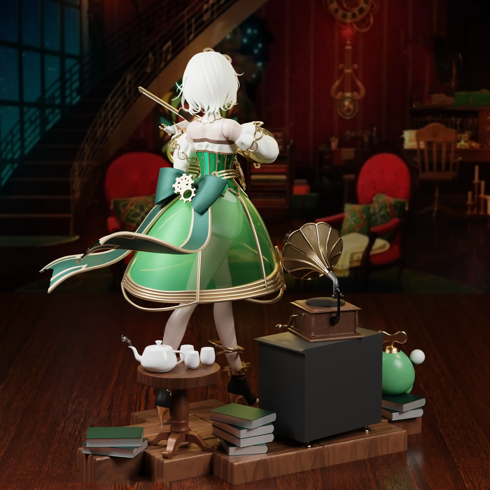 ANE Studio - VTuber Cecilia Immergreen Statue(GK)