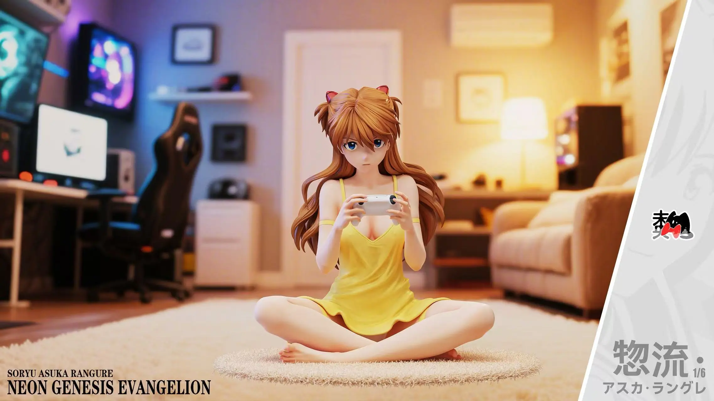 Wei Yang Studio - Game Console Asuka Neon Genesis Evangelion Statue 