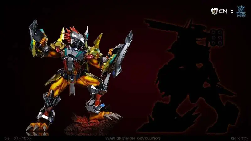 Crazy Nest Studio - Digimon War Greymon X Antibody Statue