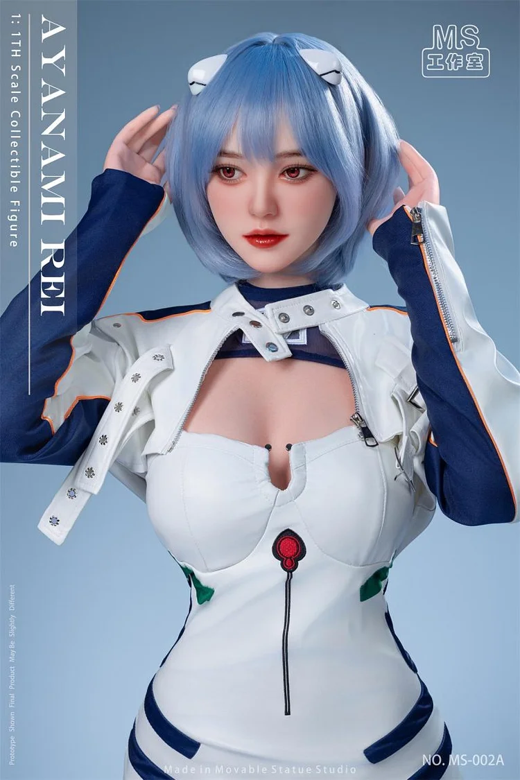 Neon Genesis Evangelion Realistic Anime 01 Rei Ayanami Fan Version MS-002A 1:1 Scale Life-Size Model, Statue GK, Pre-sale-KWII-GK