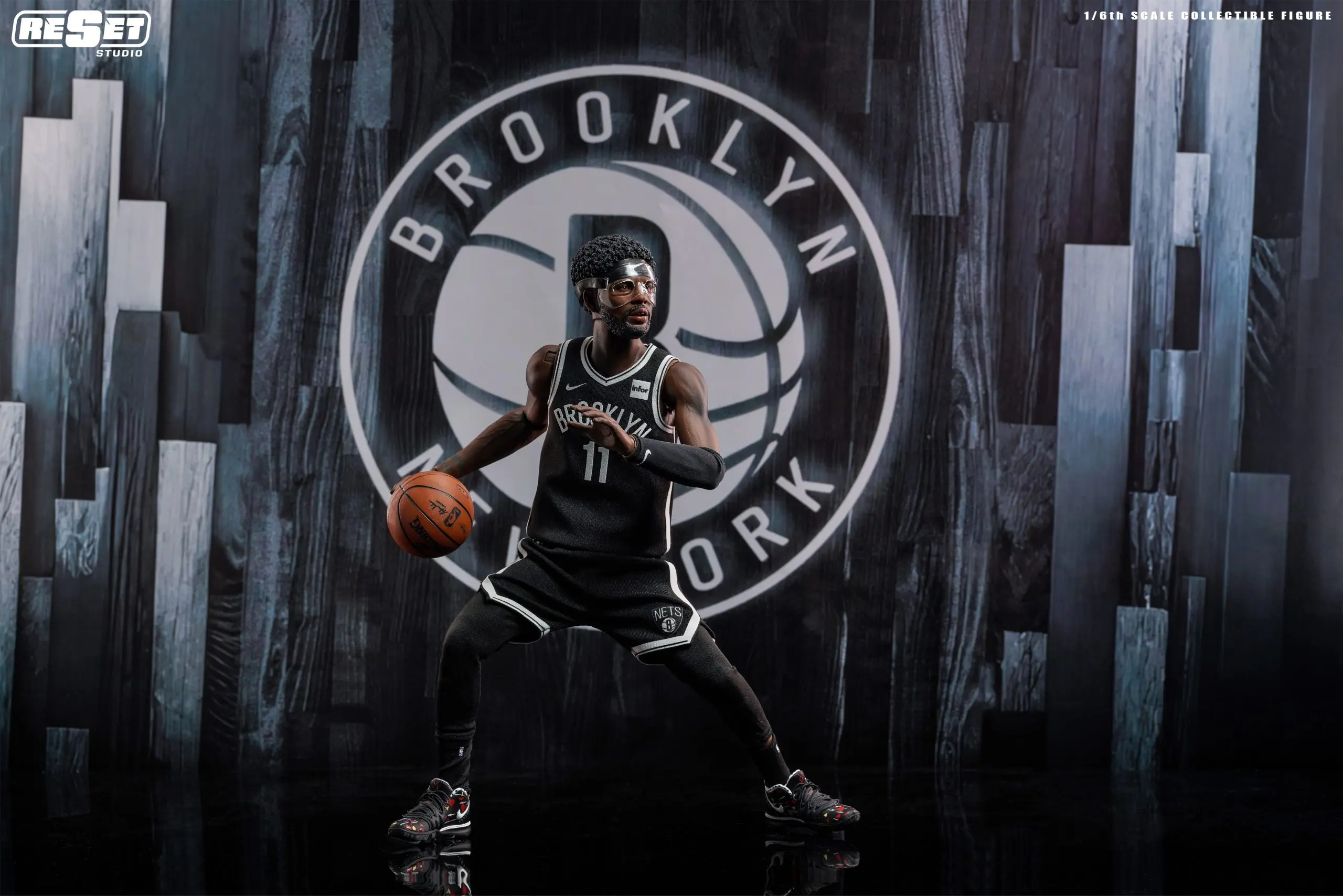 Reset Studio - NBA Nets Masked Kyrie Irving 1/6 Collectible Action Figure