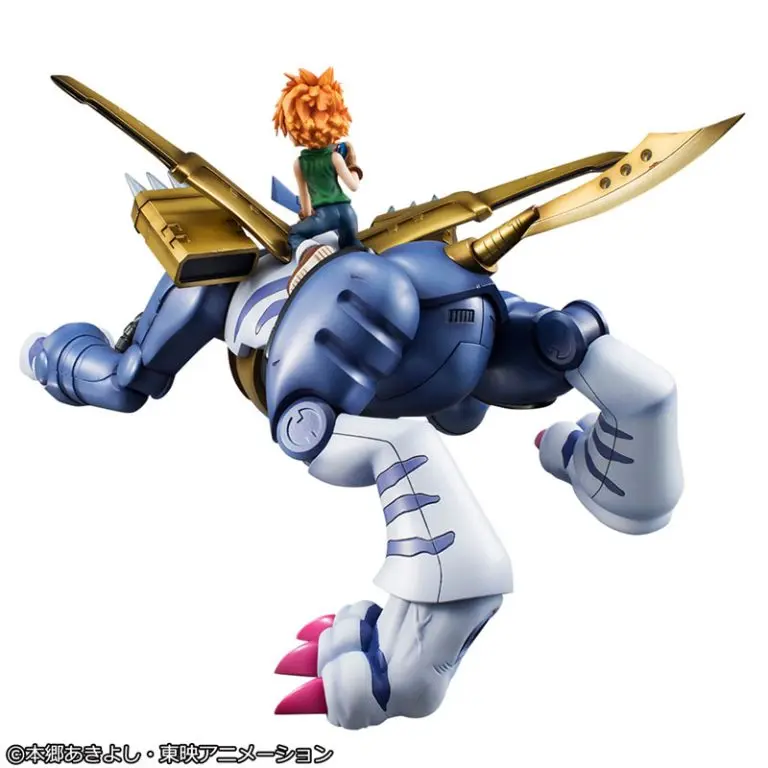 MegaHouse - Precious G.E.M. Series Digimon Adventure Metal Garurumon & Yamato Ishida Complete Figure (Licensed)Statue (GK)