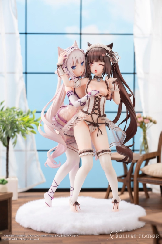 Eclipse Feather - Nekopara Chocola X Vanilla Hirusagari no Amai Tawamure Ver. 1/6 Figure Licensed Statue