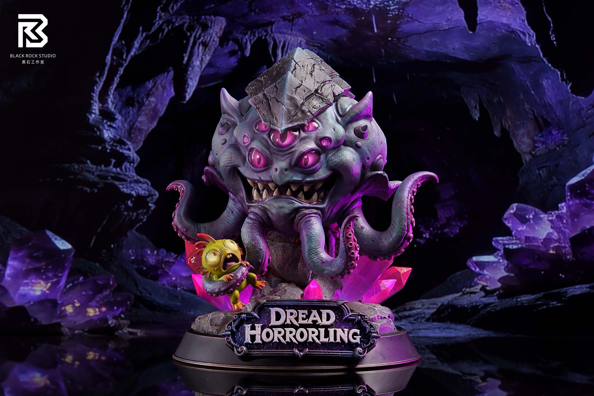 BR Studio Gryphon X Observer X Ogre Chibi Figure World of Warcraft