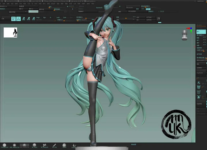 MoKu Studio - Hatsune Miku Project Sekai Statue