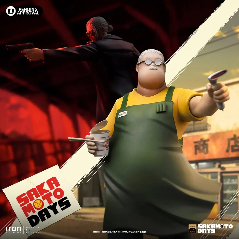 Iron Studio - Sakamoto Days 1/10 Taro Sakamoto Statue NETFX129725-10 NETFX127525-10 (Licensed) Statue(GK)