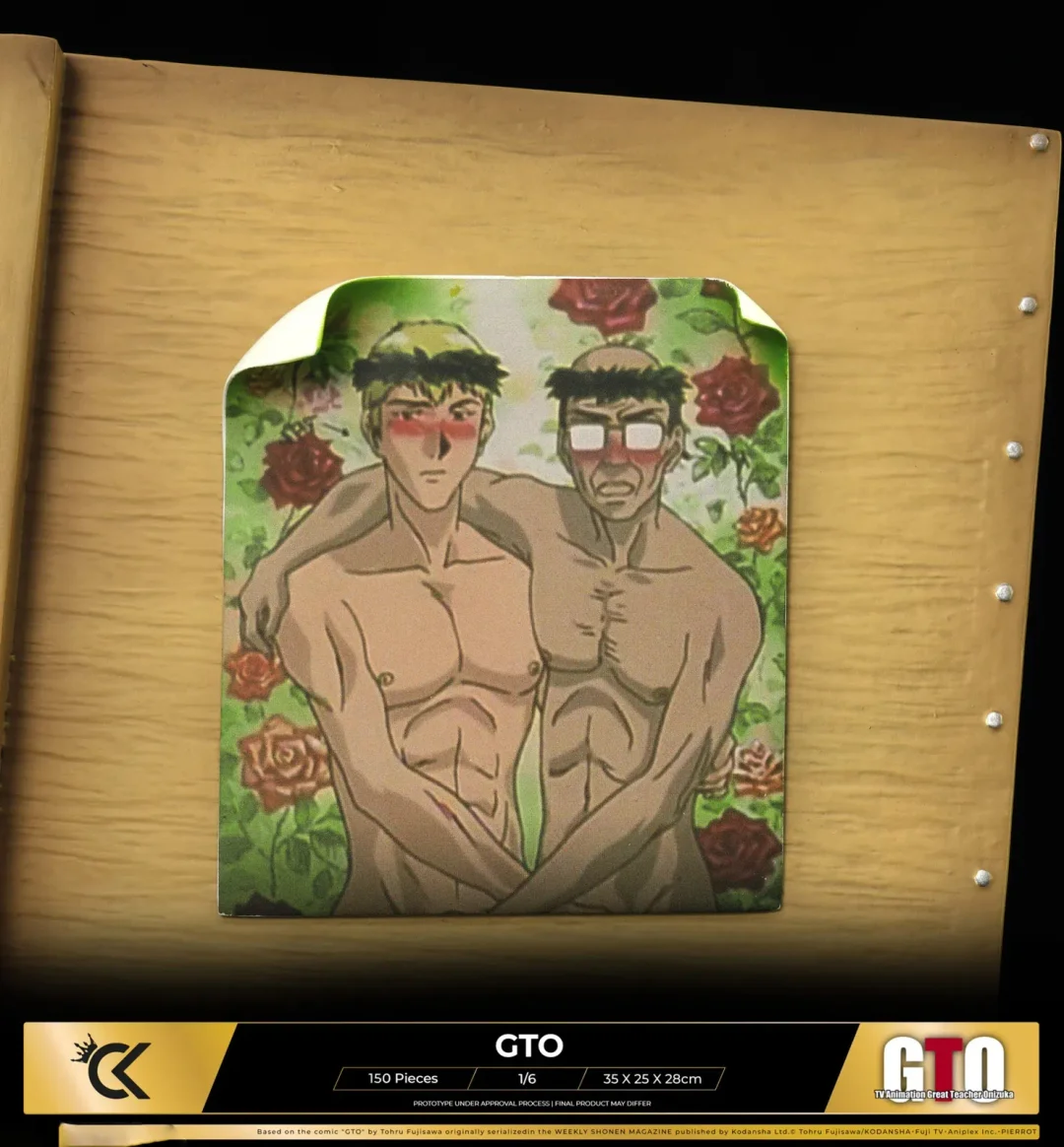 IN-STOCK-Cartoon Kingdom Studio- Eikichi Onizuka & Urumi Kanzaki - Great Teacher Onizuka(Licensed)1/6Statue(GK) 