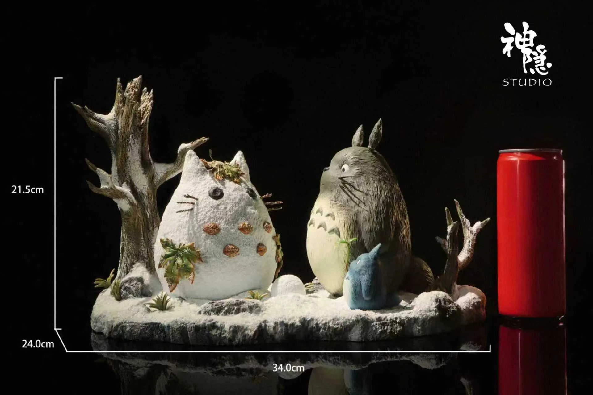 ShenYin Studio - Totoro play in the snowfield Statue(GK)