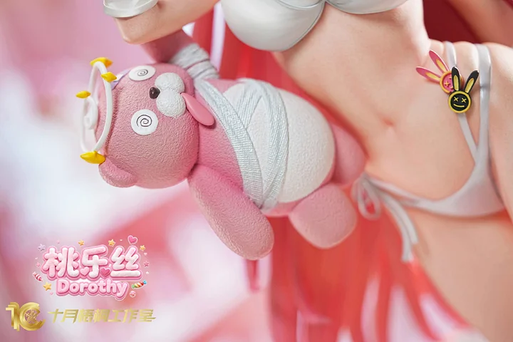 Shi Yue Wu Tong Studio - Nightmare Vol. 1 Pink Rabbit Dorothy Statue Licensed 