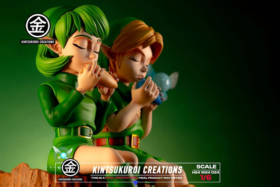 Kintsukuroi Creations - The Legend of Zelda - LINK & SARIA DIORAMA with LED 1/6 Statue(GK) 