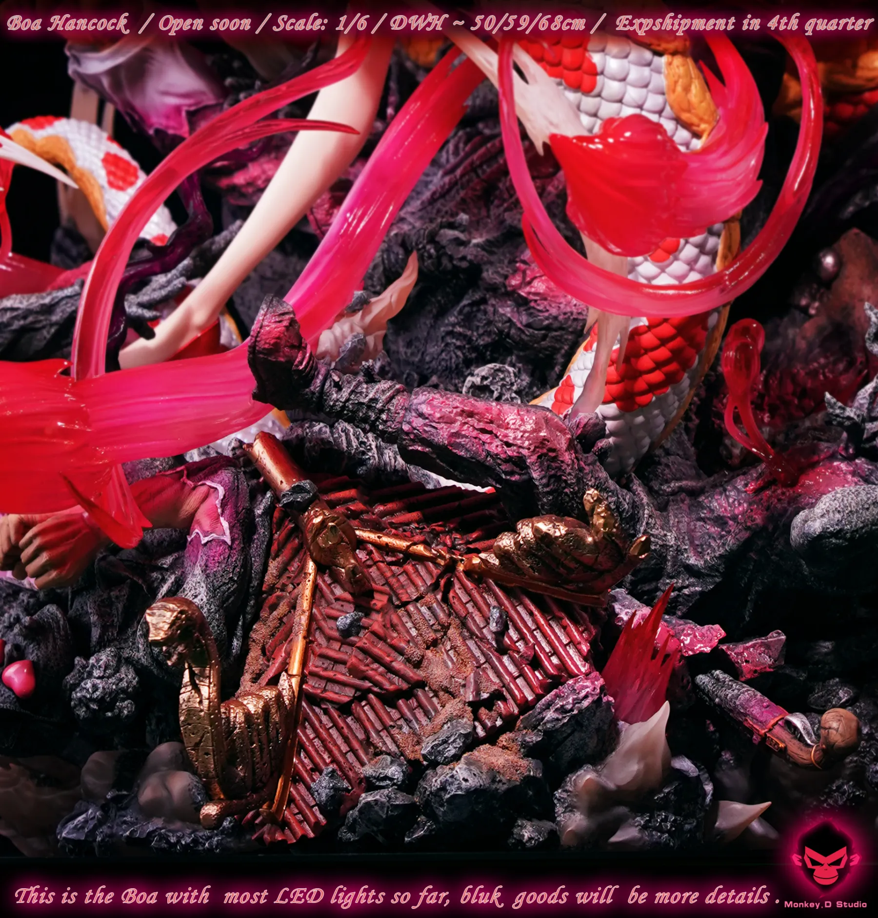 ONE PIECE THE PIRATE EMPRESS BOA HANCOCK 1/6 Statue(GK) -MONKEY D STUDIO