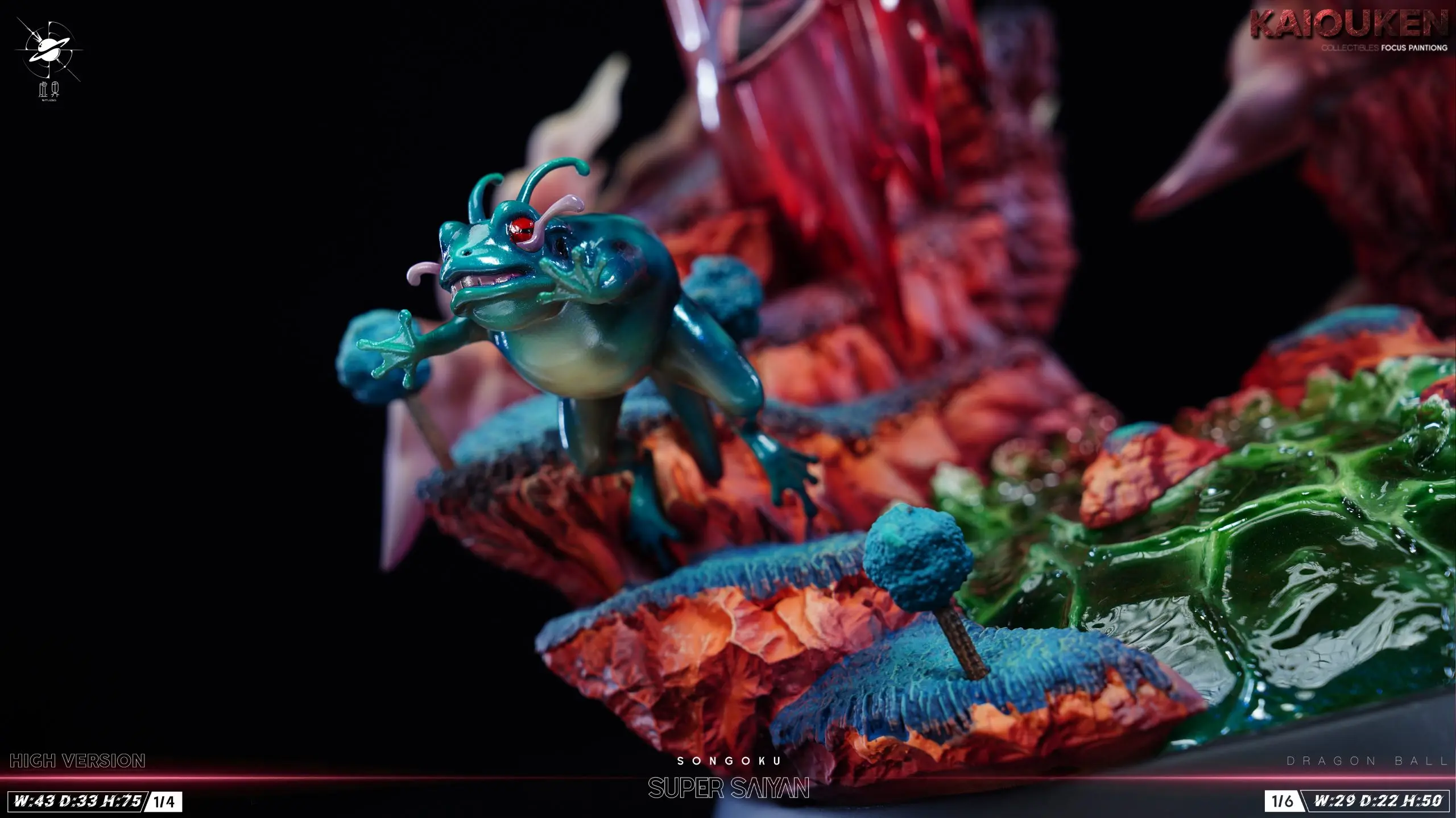 Xu Jie Studio -  Dragon Ball Kaio-ken Son Goku Statue 