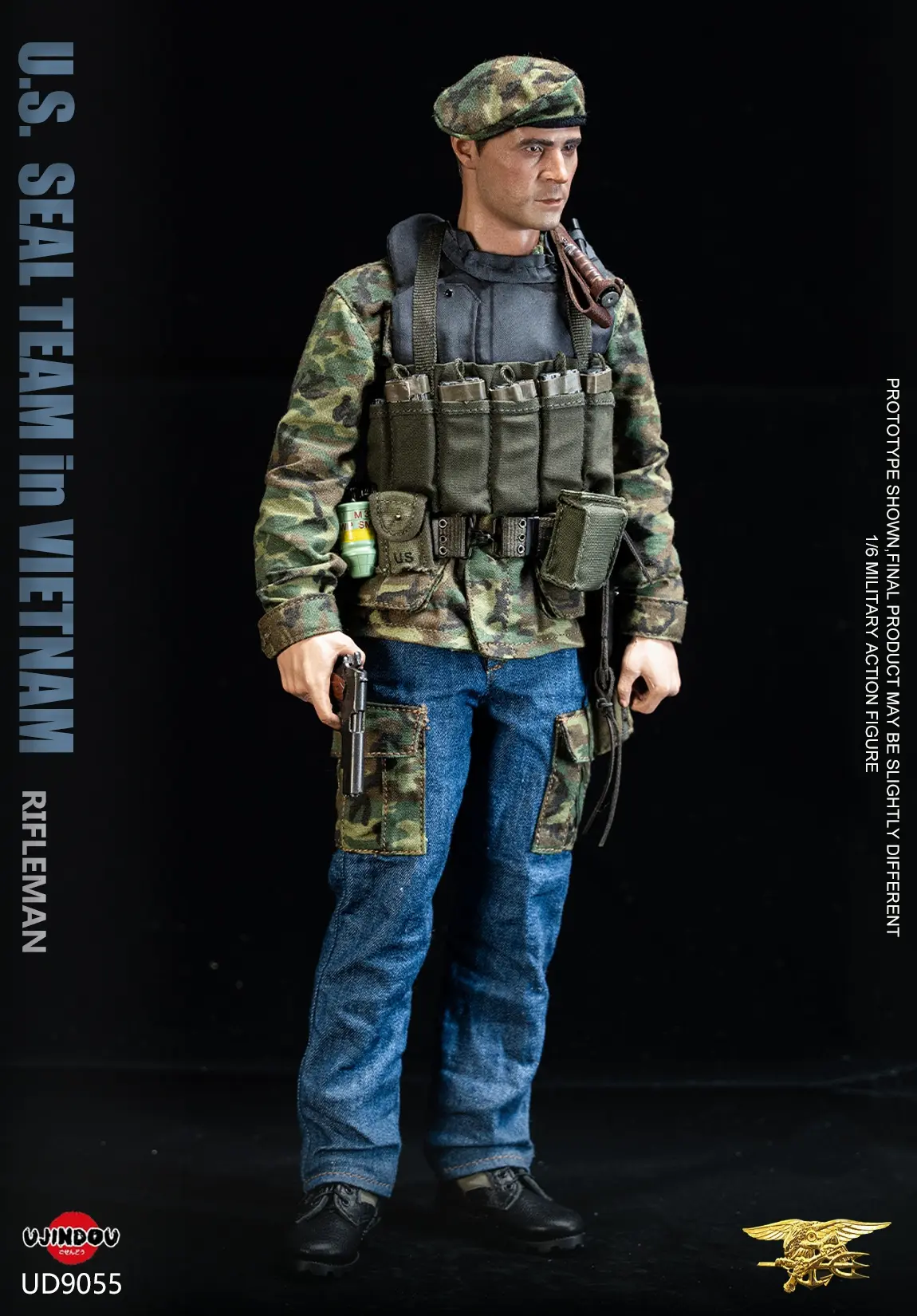 UJINDOU - 1/6 U.S. SEAL TEAM in VIETNAM RIFLEMAN UD9055 (Licensed) Statue(GK) 