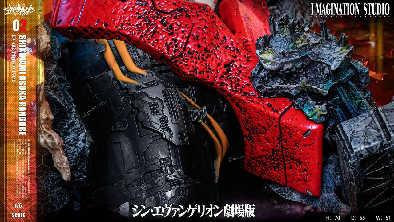 Neon Genesis Evangelion Asuka & Ayanami Rei 1/6 Statue(GK)-Imagination Studio 