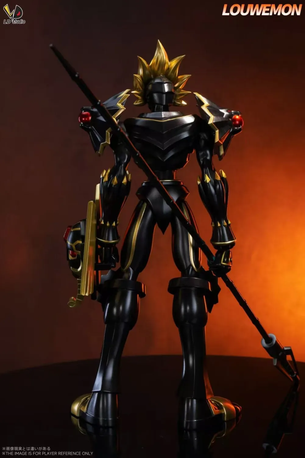 Digimon 04 Infinite Zone Ten Warriors #7 #8 Louwemon & Duskmon Statue(GK) - LD Studio