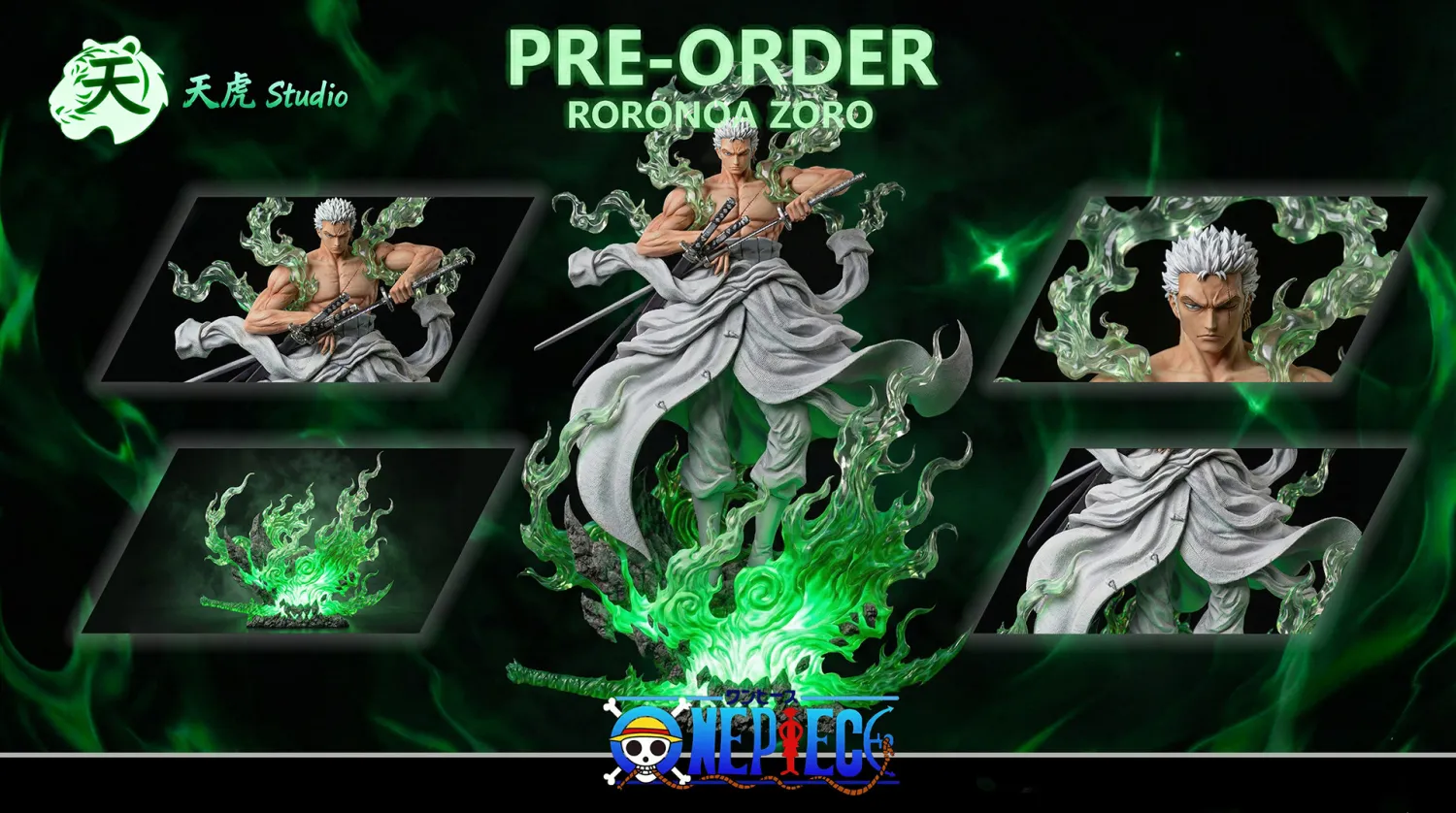Tian Hu Studio - One Piece Nika Zoro Statue 