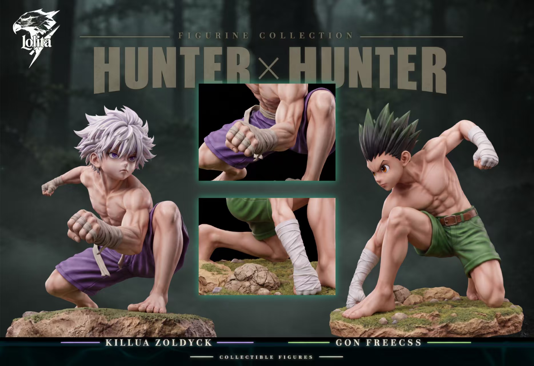 Lolita Studio Killua  Gon Hunter x Hunter Statue