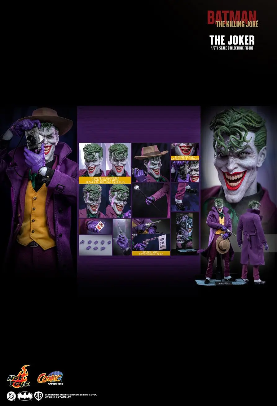 Hottoys - Batman: The Killing Joke The Joker 1/6th scale Collectible Figure CMS028 (Licensed)Action Figure