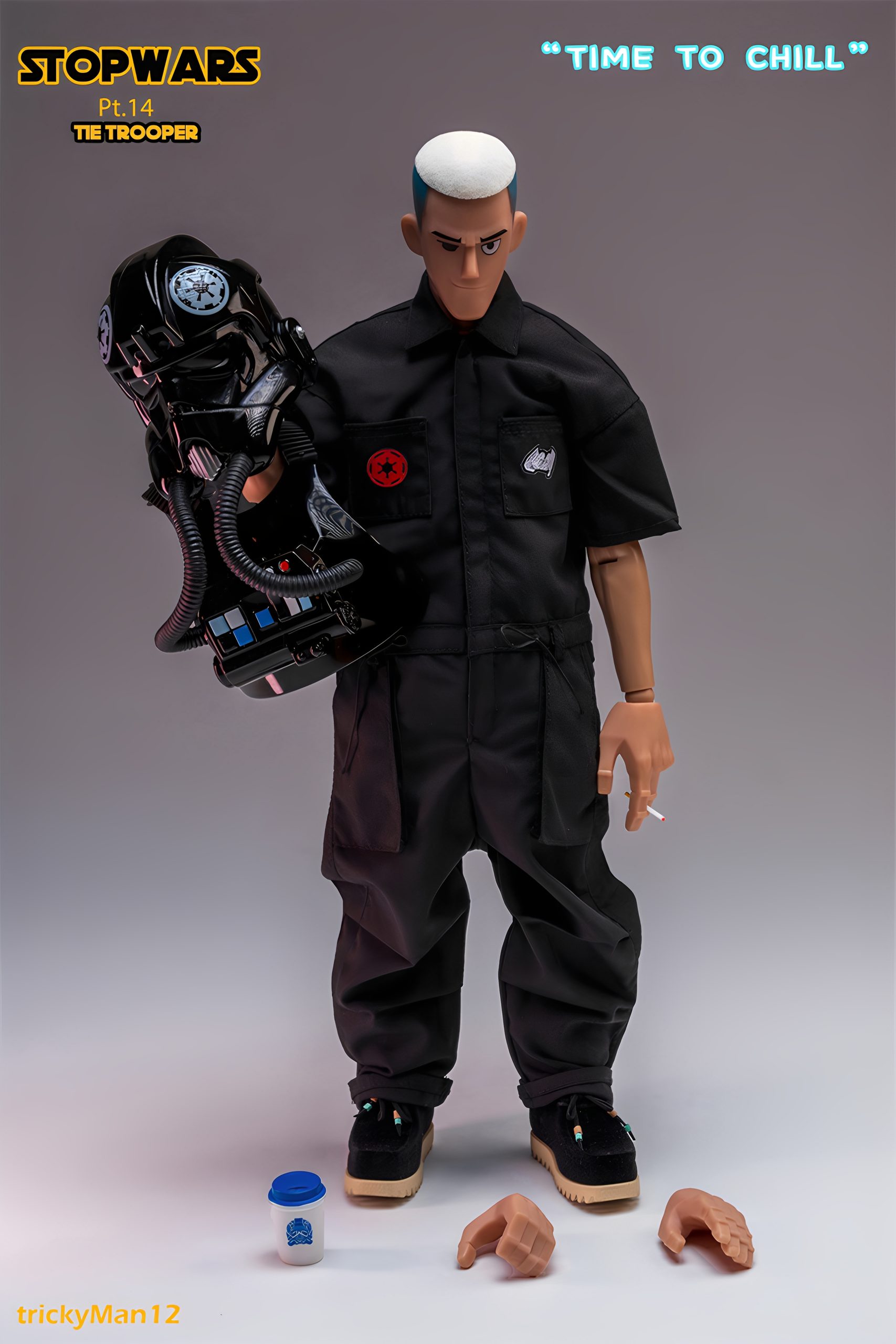 STOPWARS TIE TROOPER Pt.14 1/6 Action Figure -TrickyMan12 