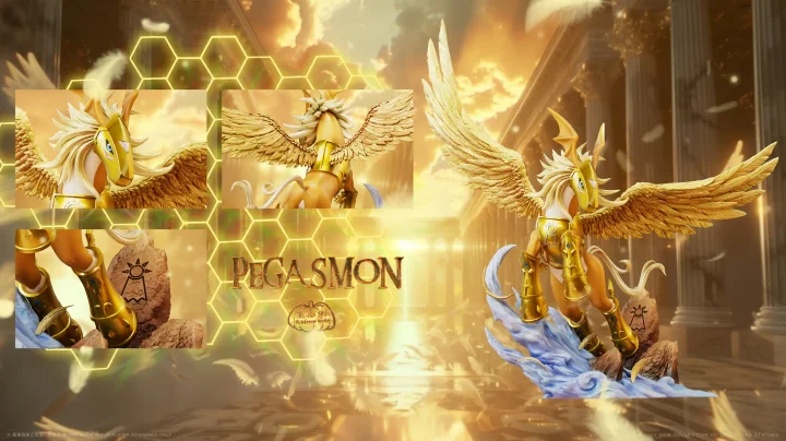 Pokemon Studio - MH Scale Pegasmon Statue 