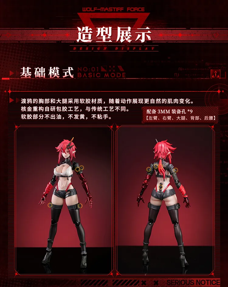 Wolf Mastiff Force Karas Samurai 1/9 Statue GK(Licensed) -Animester Pre-sale