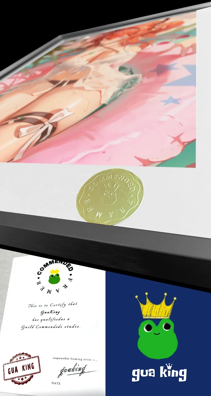 In stock- Arknights Surtr Decorative Painting - HuangGua Studio