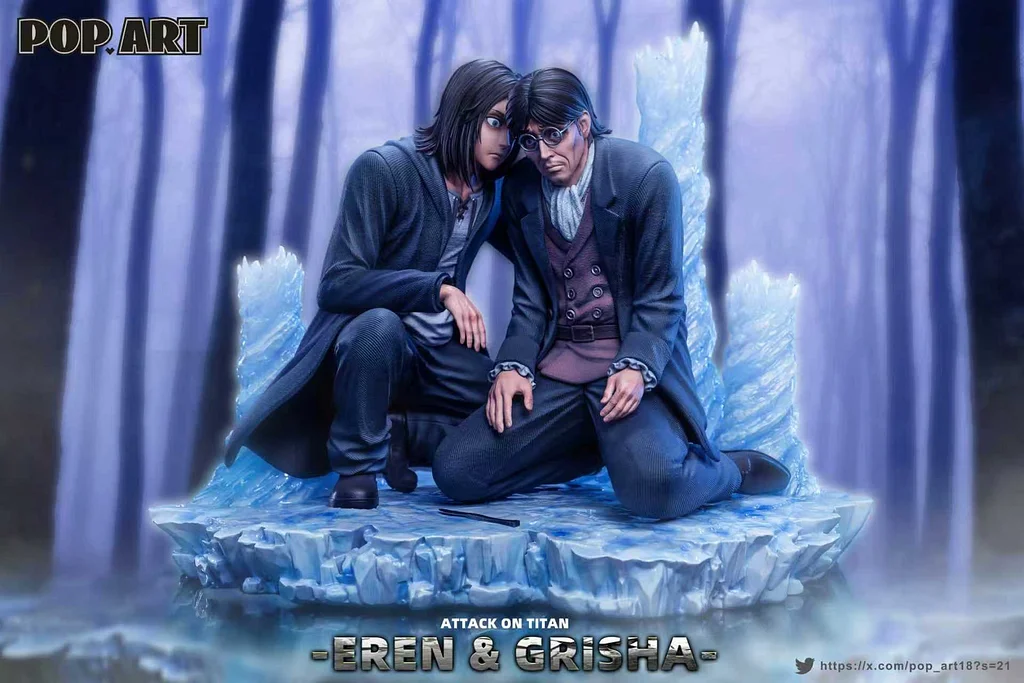 POP.ART Studio - Eren Jaeger & Grisha Jaeger Attack on Titan 1/6  Statue 