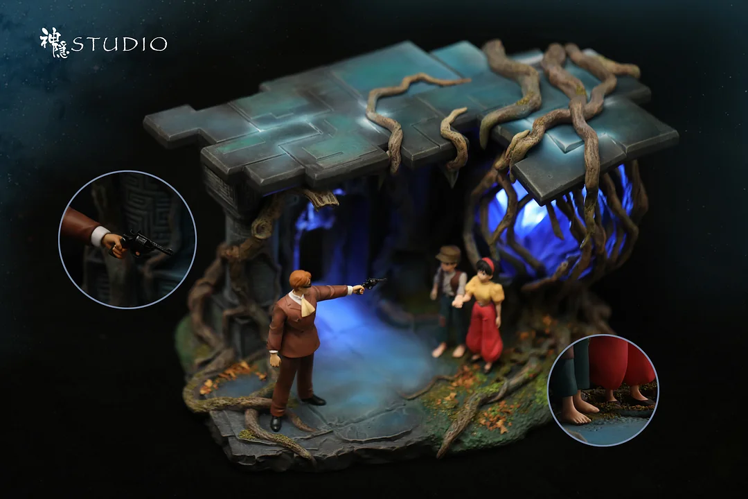 In stock - Rebirth of Balse Laputa with LED - Laputa: Castle in the Sky  Statue(GK) - ShenYin Studio -KWII-GK