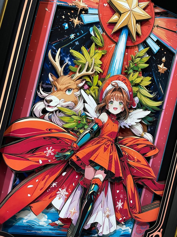  Card Captor - Decorative Painting of Sakura Scene Painting，Mystical Art Studio-KWII-GK