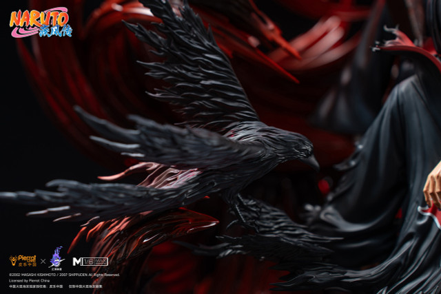 Naruto Akatsuki Uchiha Itachi with LED Licensed 1/6 Statue (GK)-PickStar Studio