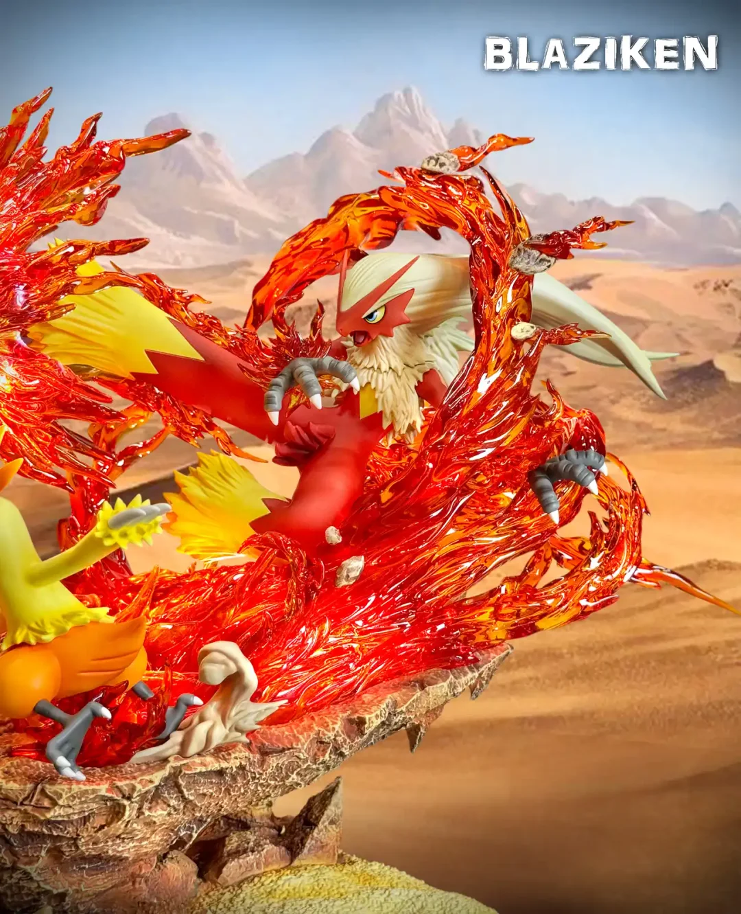 Evolution of Blaziken Set with LED - Pokemon Resin Statue(GK)- PPAP Studios