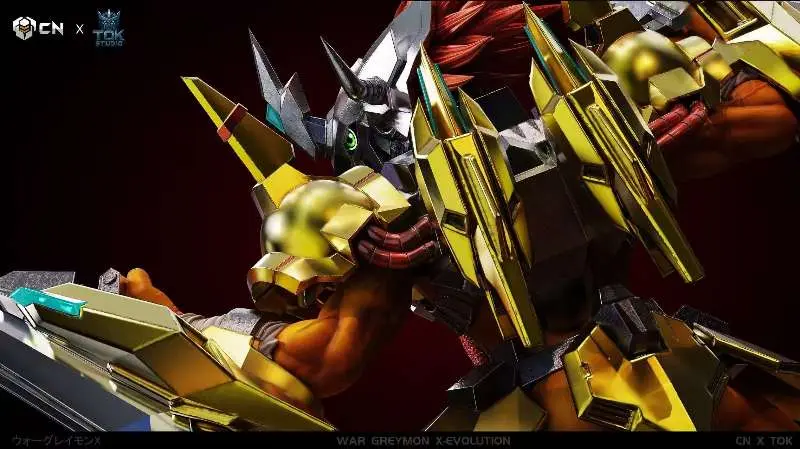 Crazy Nest Studio - Digimon War Greymon X Antibody Statue