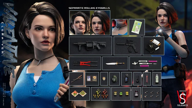 Resident Evil-Valentine Gill FS072 1/6  VALENTINE version action figure, soldier, SWTOYS STUDIO, pre-sale-KWII-GK