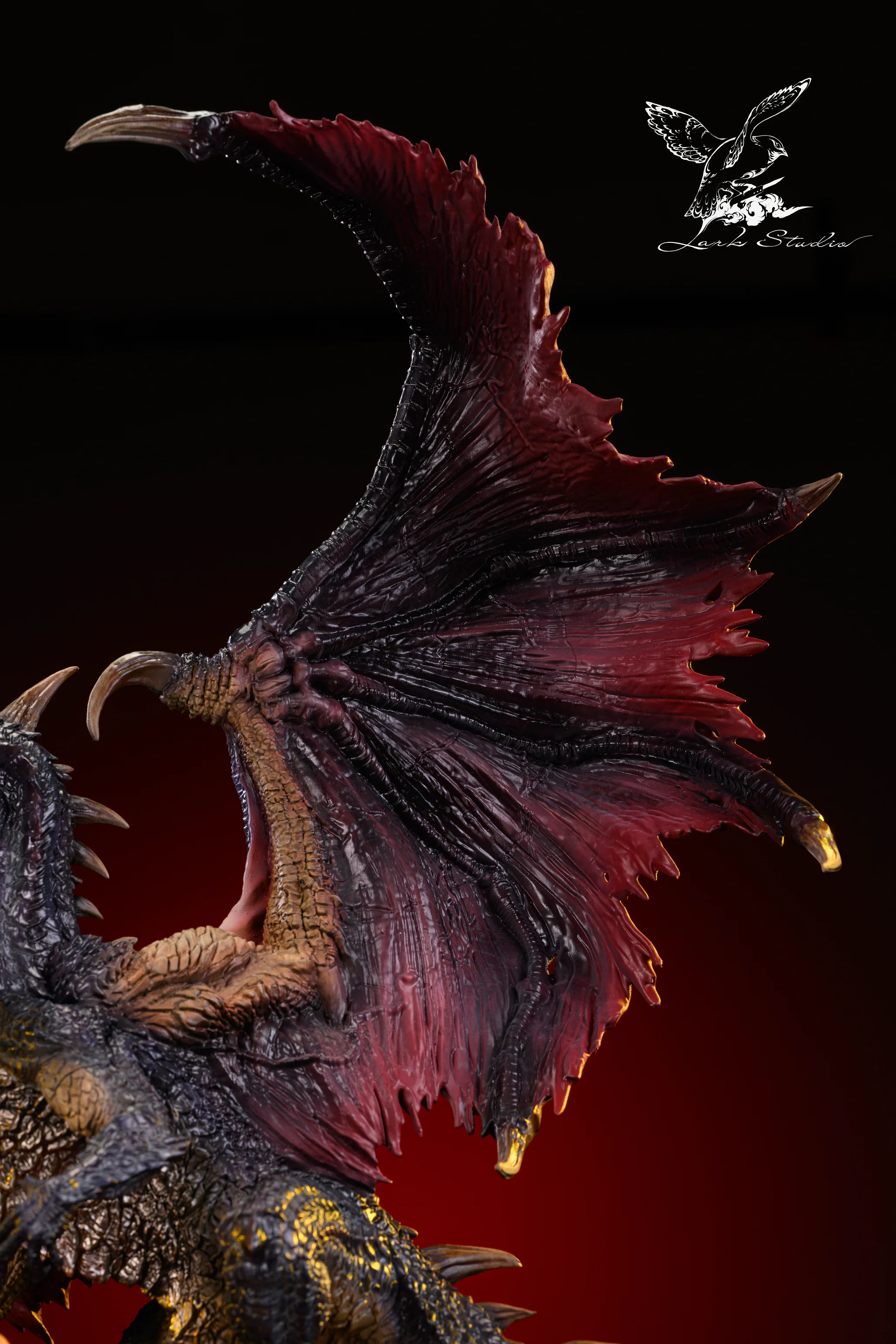 Monster Hunter Black Dragon Fatalis Statue(GK)-Lark Studio