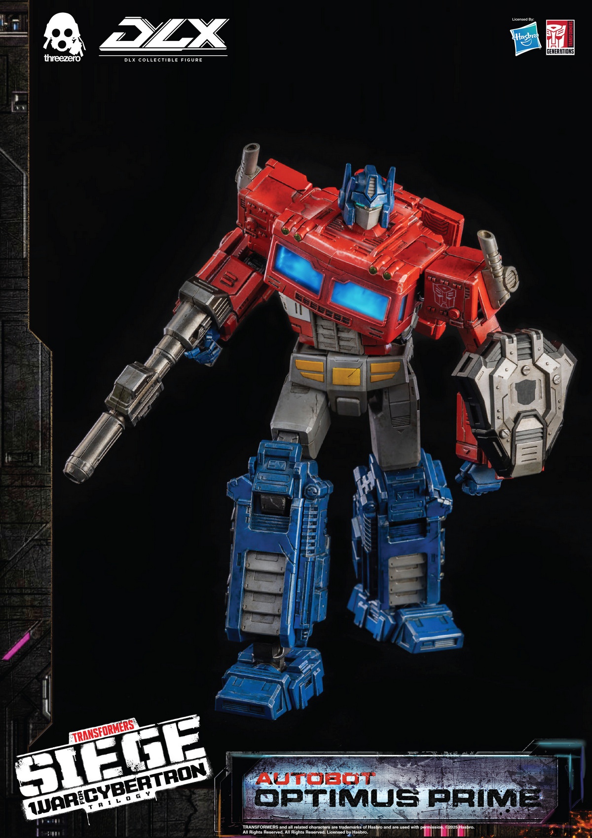 Threezero 10-inch Transformers War for Cybertron DLX Optimus Prime 14+ GK Pre-sale