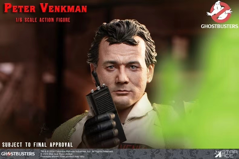 Ghostbusters 1/6 scale,action figures Peter Venkman and Winston Zeddemore (licensed),soldier
