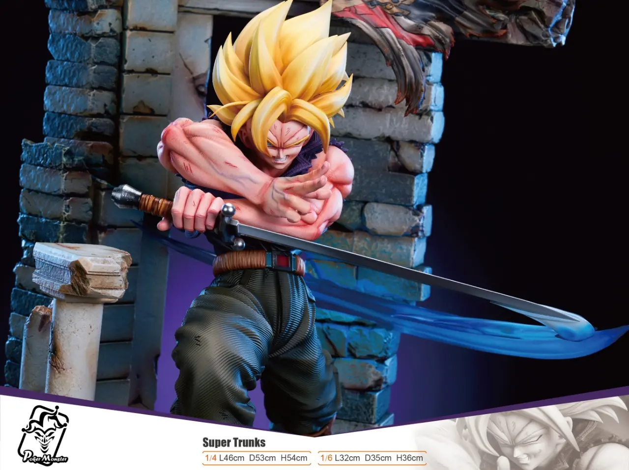 Poker Monster Studio - Dragon Ball Super Trunks Statue(GK)