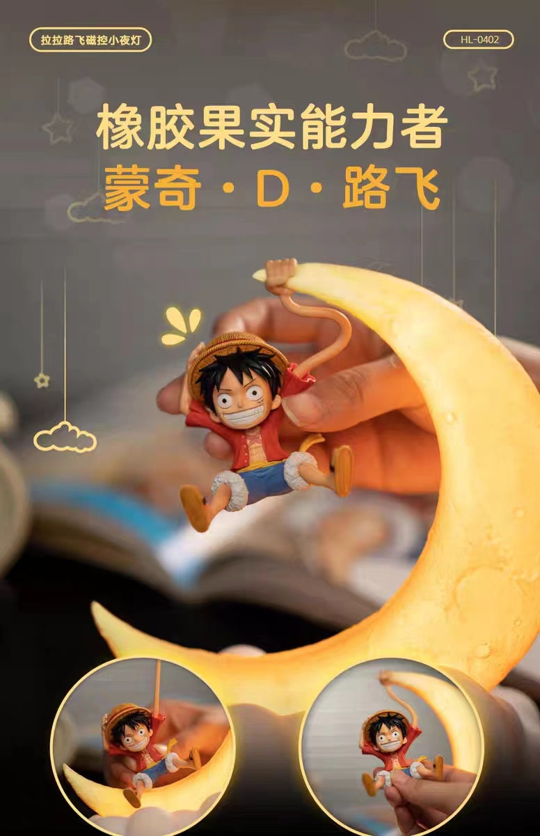 One Piece, Luffy desk lamp, Happy Life Studio, statue GK, scenes,in stock