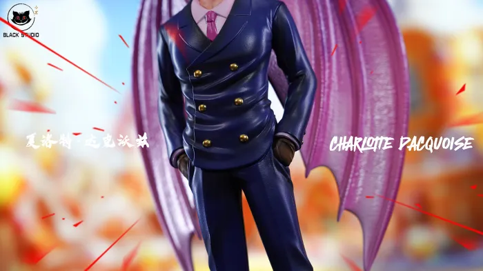 One Piece Charlotte Dacquoise & Charlotte Moscato & Charlotte Raisin Statue(GK)  -Black Studio 