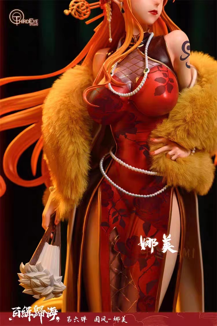 In stock-One Piece Chinese Attire Nami Statue(GK)-Third Eye Studio