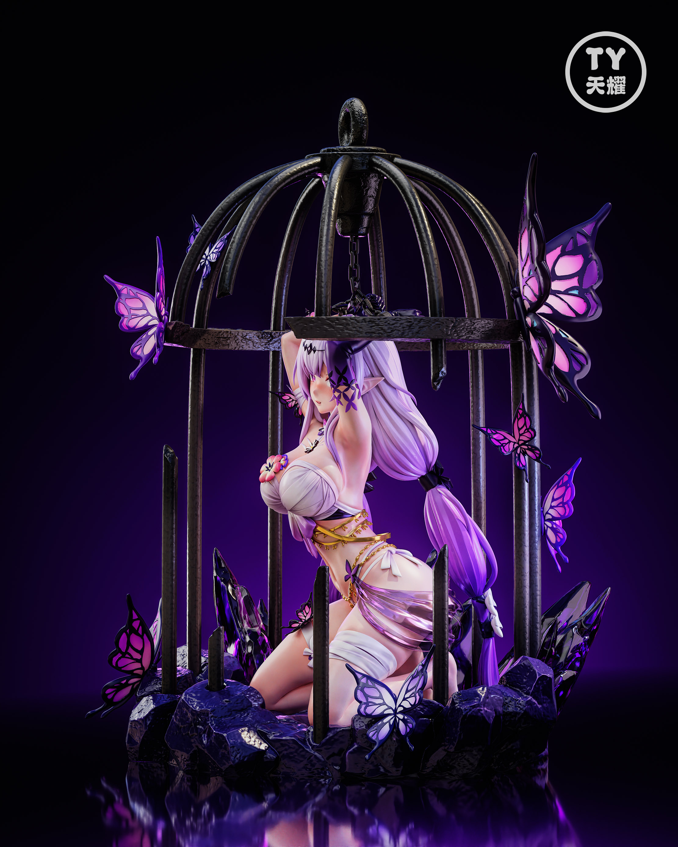  Honkai: Star Rail Birdcage Castorice Statue(GK) (Adult 18+)-TY Studio 