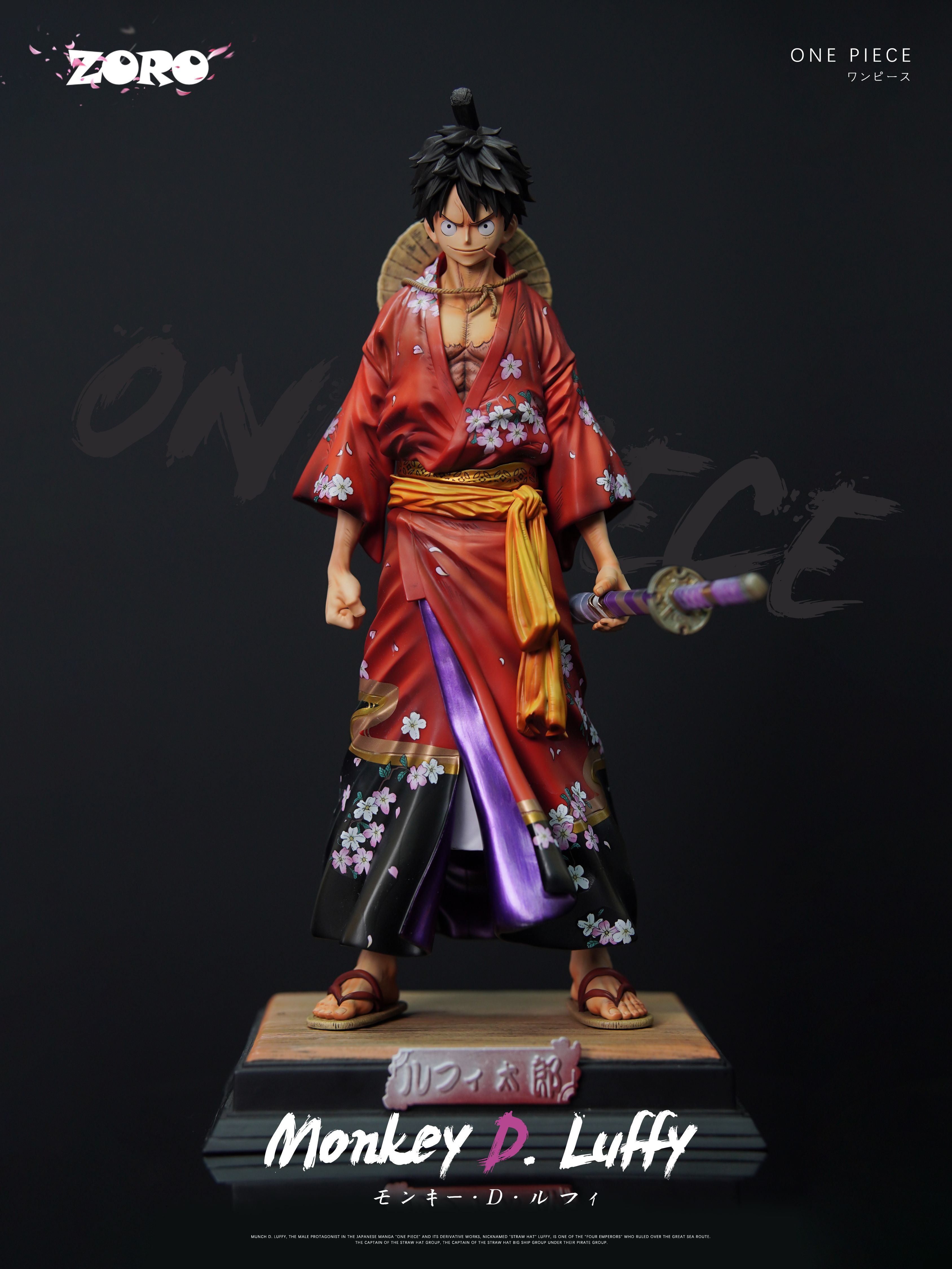 Pre-sale Private Luffy One Piece One Piece GK Limited Edition Statue Model Work Private Luffy Size Height 23(GK)-KWII-GK