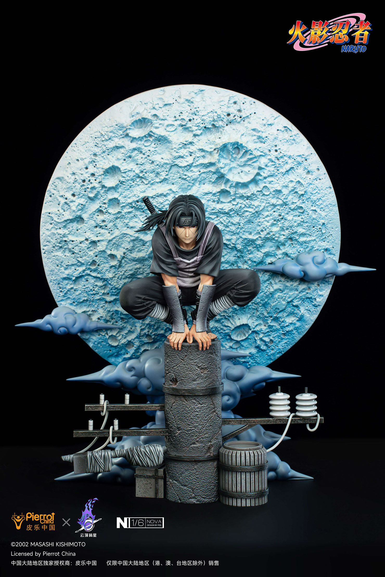Pre-sale Work Naruto Anbu Uchiha Itachi 1/6 Statue Scale 1/6 size Normal version H31*W26.5*D11.5cm EX version H42*W38.5*D25cm(GK)-KWII-GK