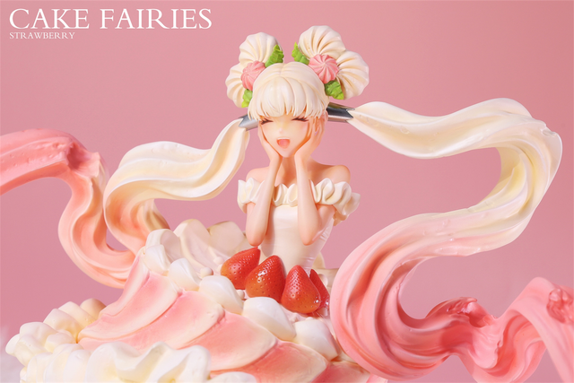 Cake Fairies Strawberry & Matcha (Licensed) Statue(GK)-WeArtDoing Studio